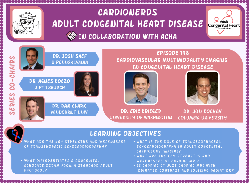 198. ACHD: Cardiovascular Multimodality Imaging in Congenital Heart Disease with Dr. Eric Krieger