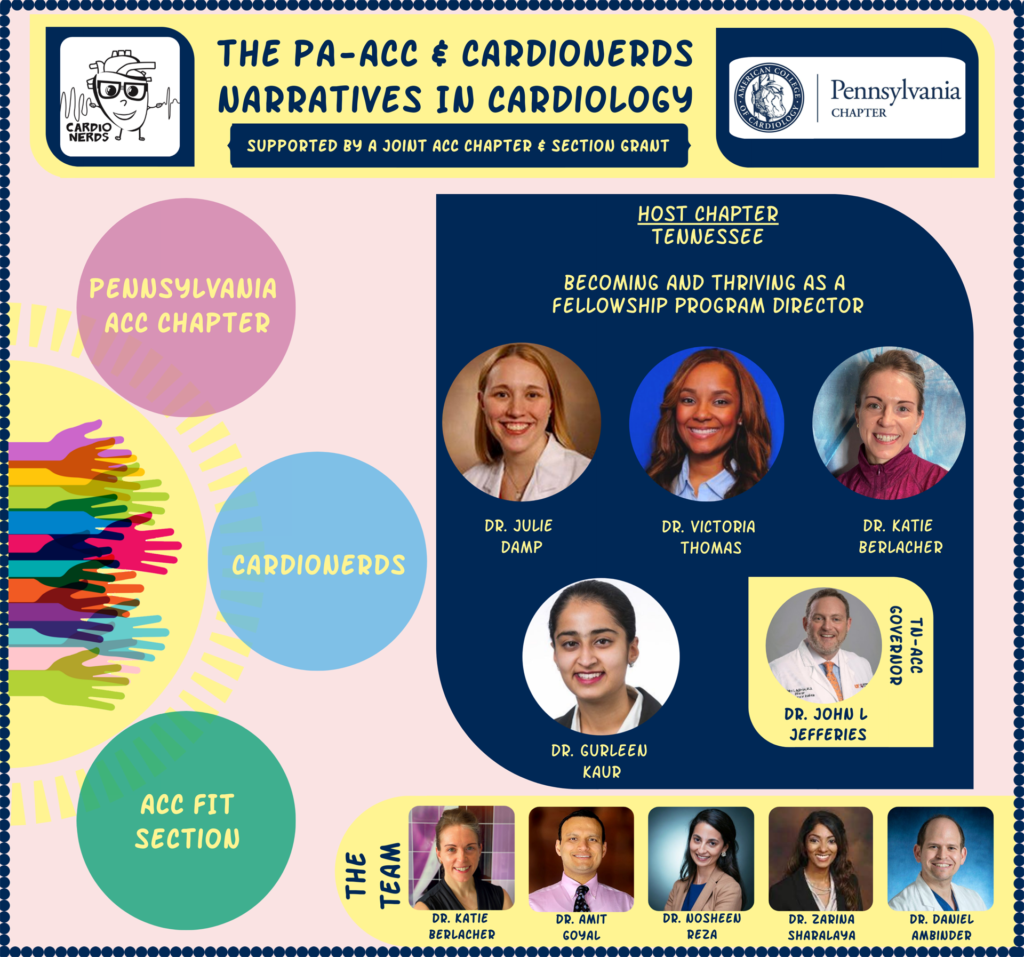 212. Narratives in Cardiology: Becoming & Thriving as a Fellowship Program Director with Dr. Katie Berlacher and Dr. Julie Damp - Tennessee Chapter