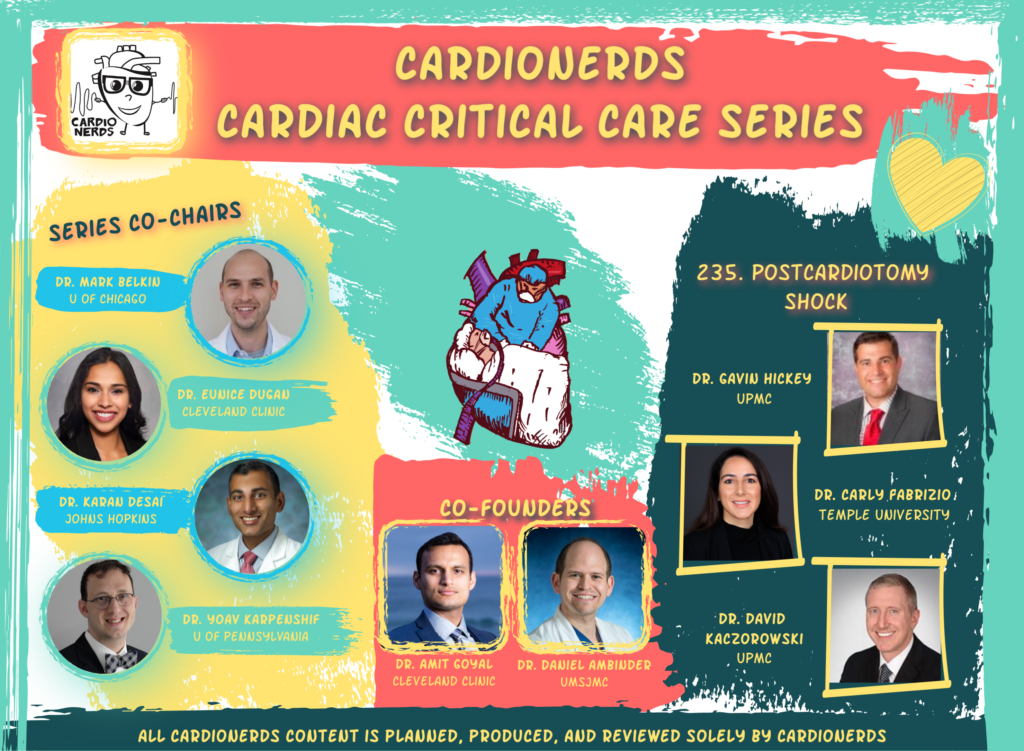 235. CCC: Post-cardiotomy Shock with Dr. Gavin Hickey and Dr. David Kaczorowski