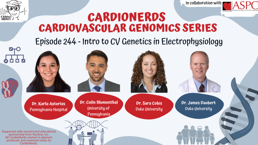 244. Cardiovascular Genomics: Intro to Cardiovascular Genetics in Electrophysiology with Dr. James Daubert