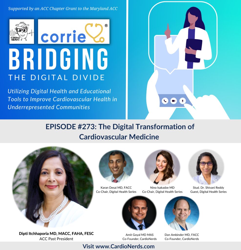 273. Digital Health The Digital Transformation of Cardiovascular Medicine with Dr. Dipti Itchaporia