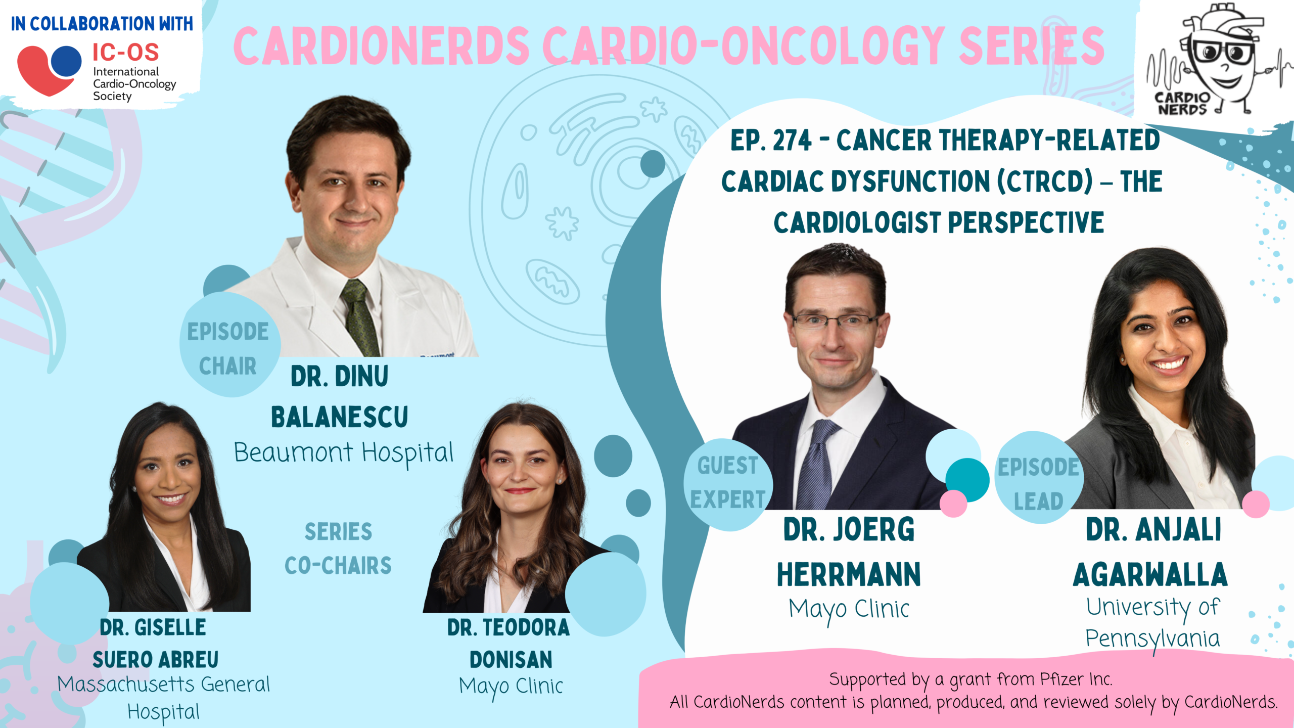 274. Cardio-Oncology: Cancer Therapy-Related Cardiac Dysfunction (CTRCD) – The Cardiologist Perspective with Dr. Joerg Hermann