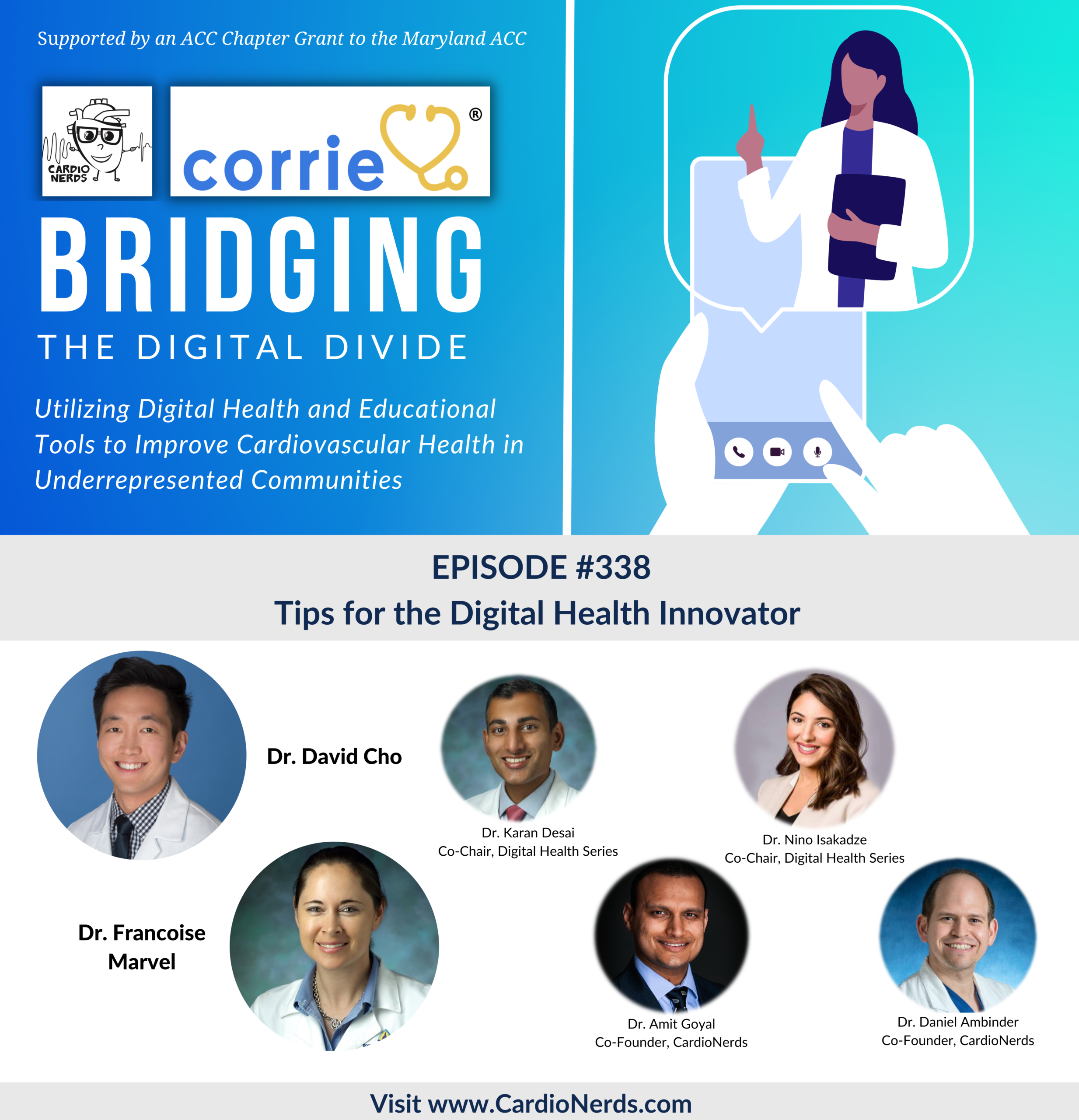 338. Digital Health: Tips for the Digital Health Innovator with Dr. David Cho and Dr. Francoise Marvel